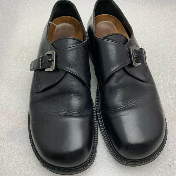 Birkenstock Footprints Mens Shoes Black Leather main image 4